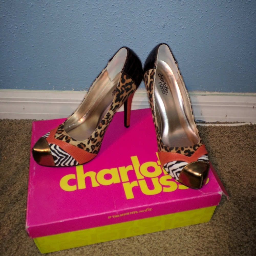 Orange heels